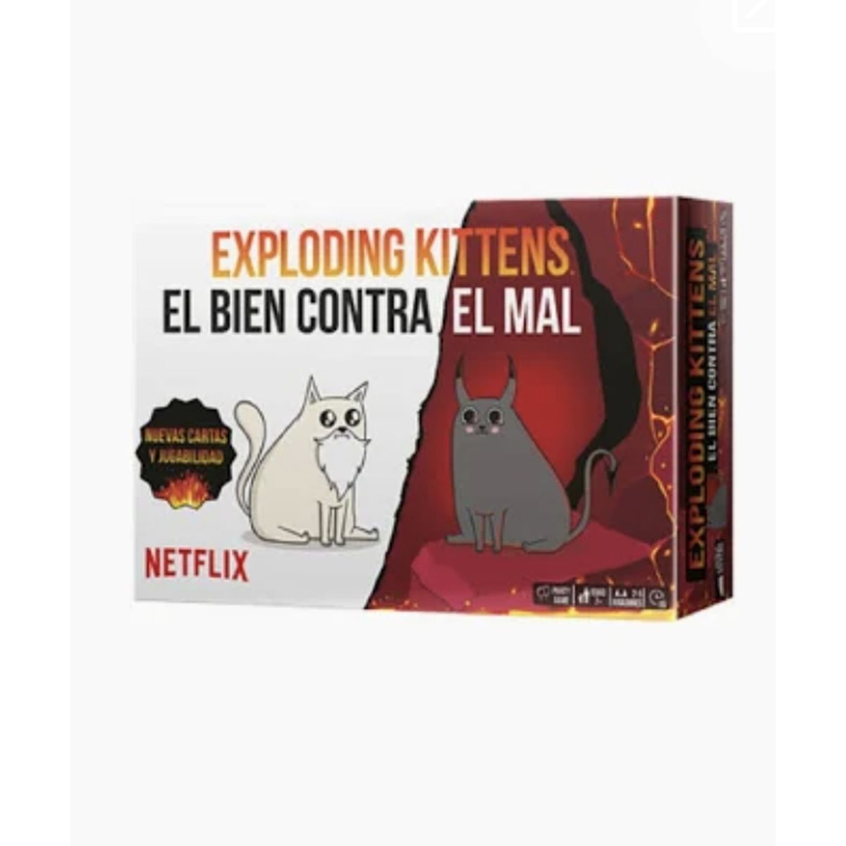 DEVIR - Exploding Kittens El Bien Contra el Mal - Juego De Mesa