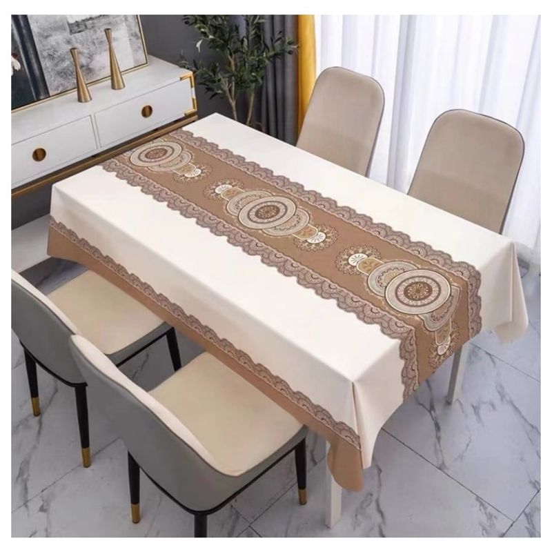COMPRAPO - Mantel Antimanchas Elegant Coffe 140X 220 Cm Rectangular