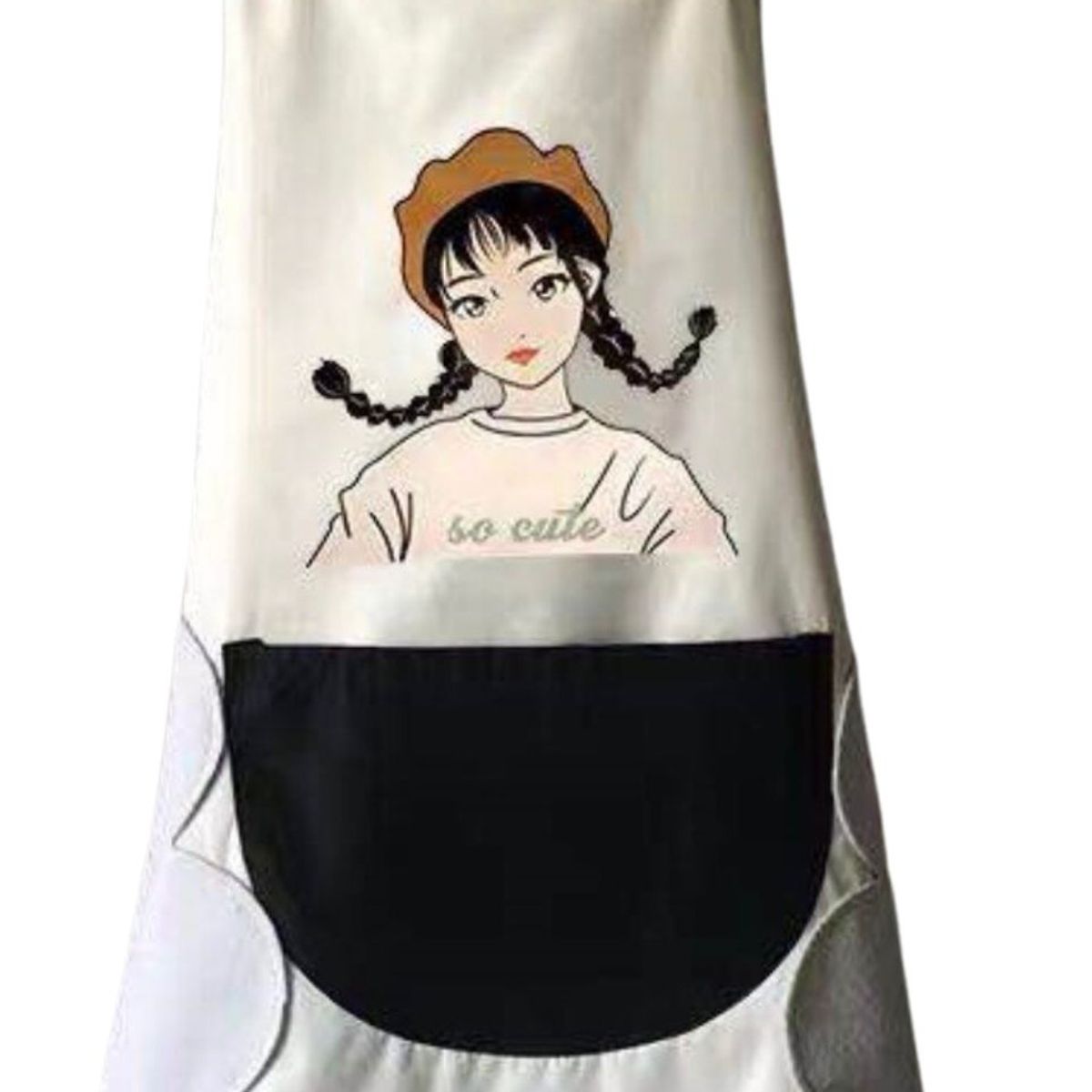 GENERICO - Delantal De Cocina Impermermeable Con Bolsillo Y Toallas