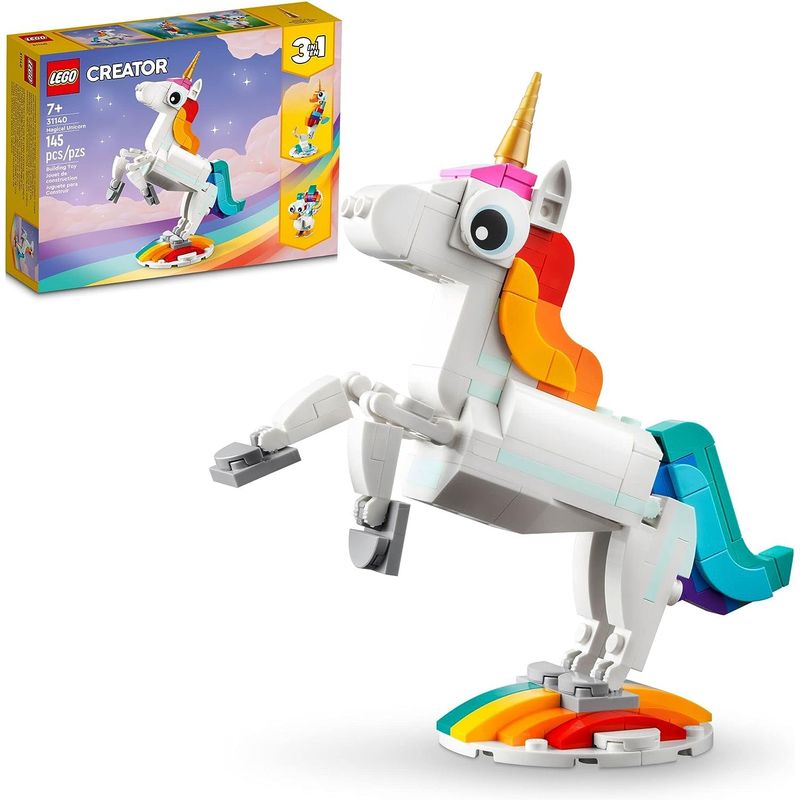 LEGO - Lego Creator 3 En 1 De 145 Piezas - Unicornio Mágico