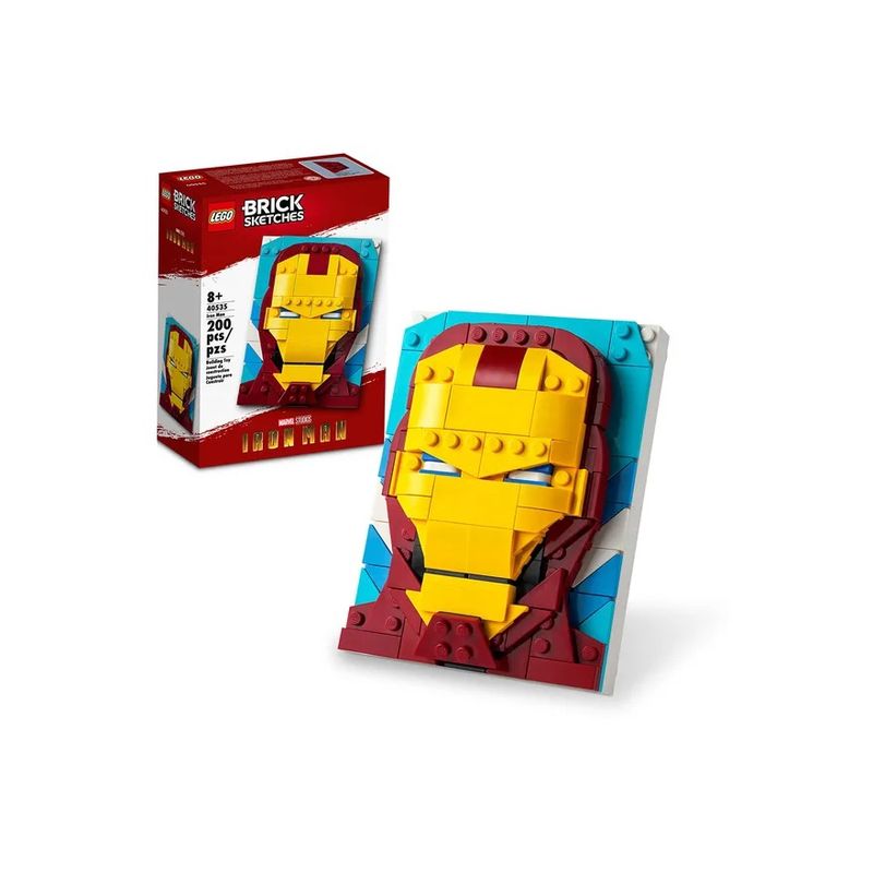 LEGO - Lego Brick Sketches 200 Piezas - Iron Man
