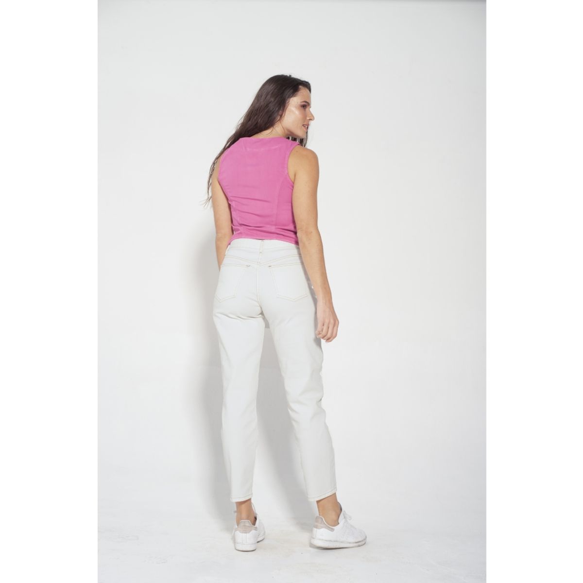 MOMCHIC - Gillette Denim Fucsia
