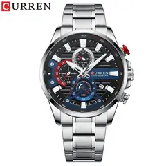 CURREN - Reloj de cuarzo para hombres