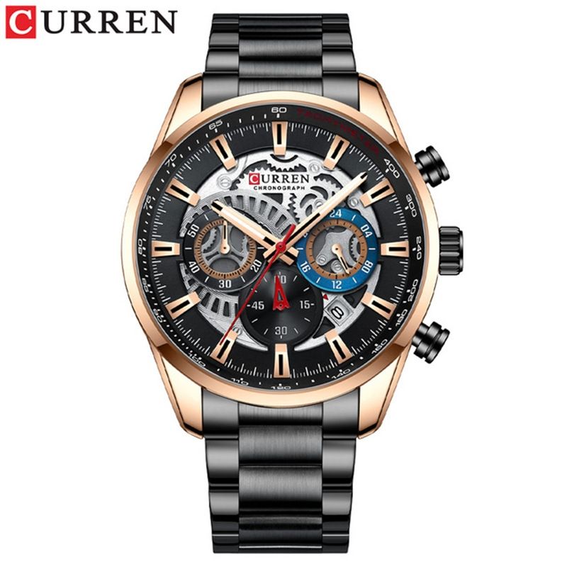 CURREN - Reloj de cuarzo  para hombres