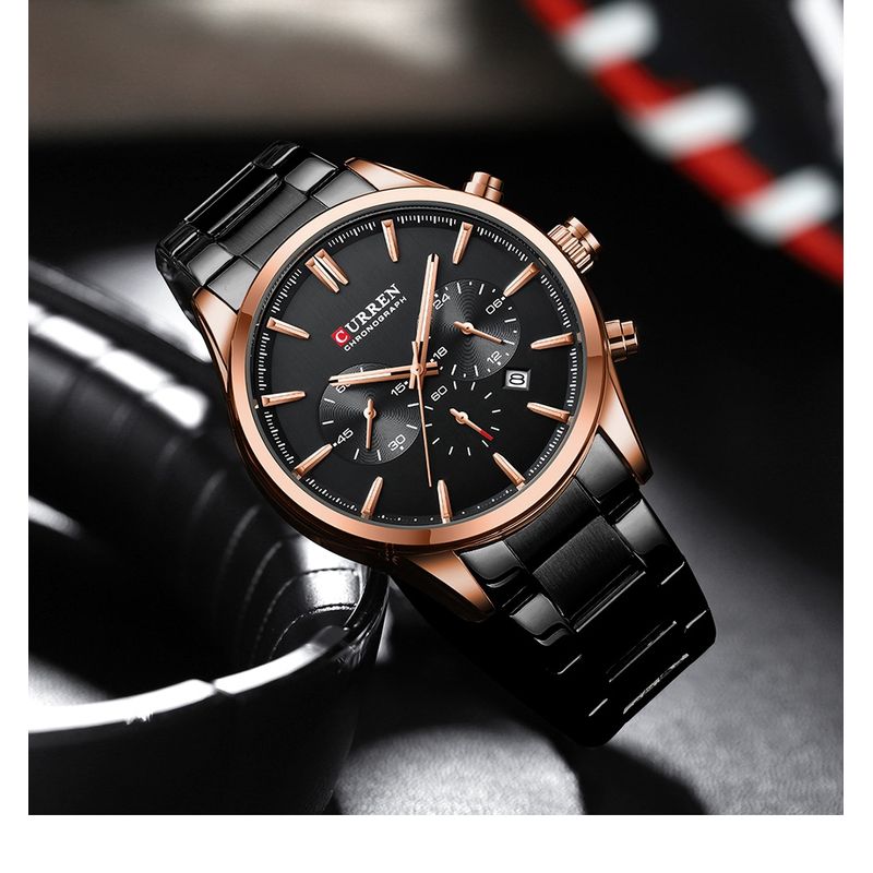 CURREN - Reloj de cuarzo  para hombres