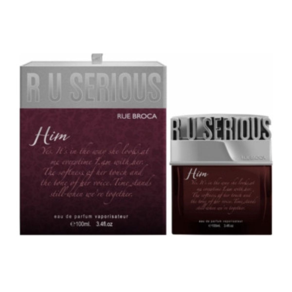 AFNAN - Rue Broca Mens R U Serious Him EDP 100 ml.