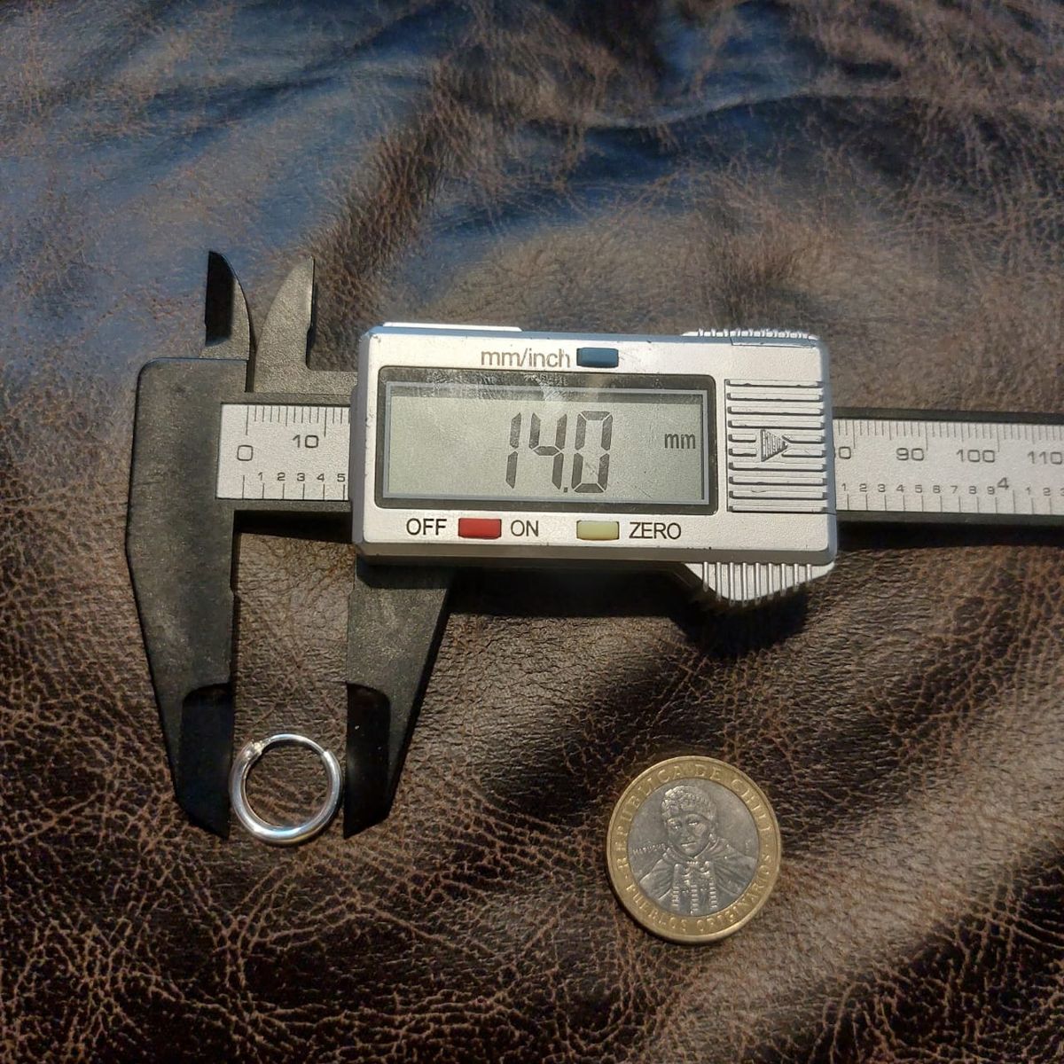 GENERICO - Aros Argollas lisas elaboradas en plata italiana 925 14mm