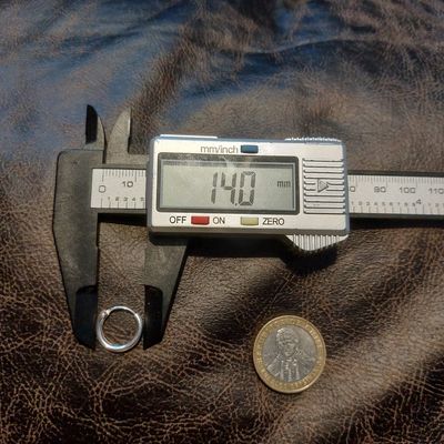 Imagen 2 del producto Aros Argollas lisas elaboradas en plata italiana 925 14mm