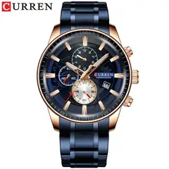 CURREN - Reloj de cuarzo para hombres
