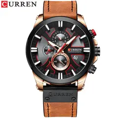 CURREN - Reloj de cuarzo para hombres