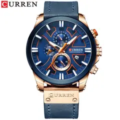 CURREN - Reloj de cuarzo para hombres