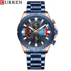 CURREN - Reloj de cuarzo para hombres