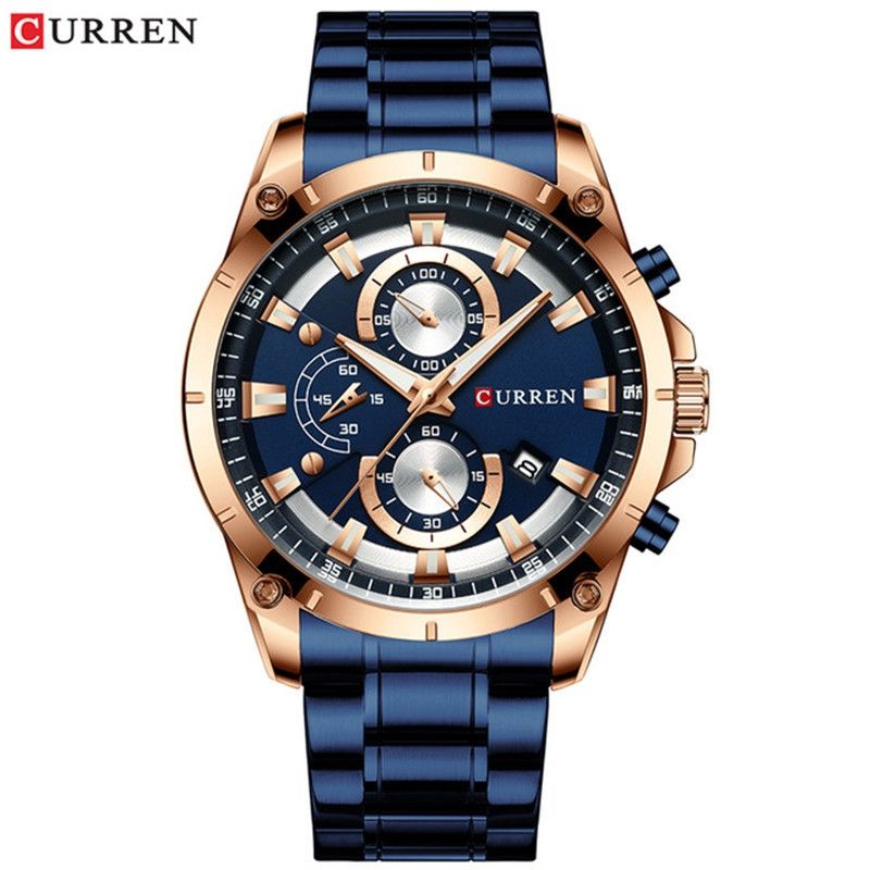CURREN - Reloj de cuarzo  para hombres