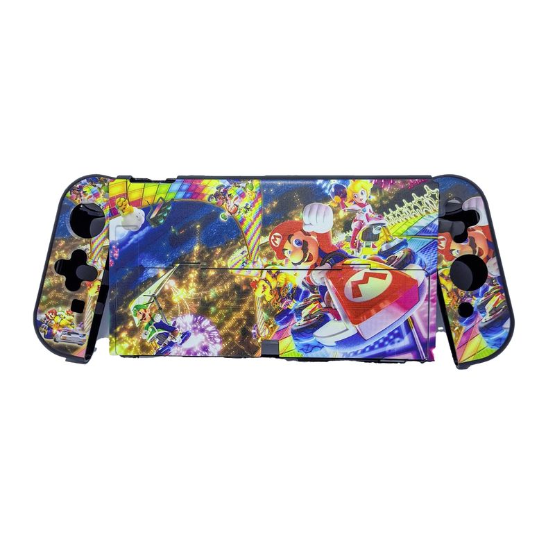 OEM - Carcasa funda protectora diseño Mario Kart para Nintendo Switch Oled