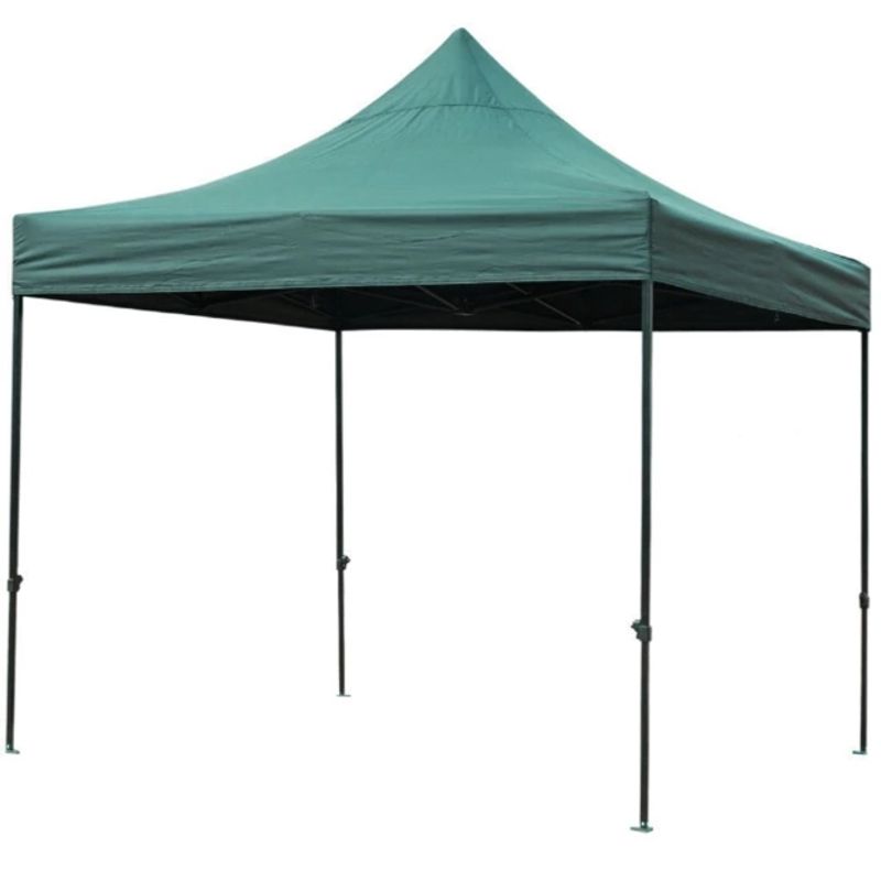 GENERICO - TOLDO PLEGABLE 2X2 LONA OXFORD VERDE 600D UV
