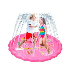 GENERICO - Alfombra de agua niños estilo cascada 170 cm verano rosado
