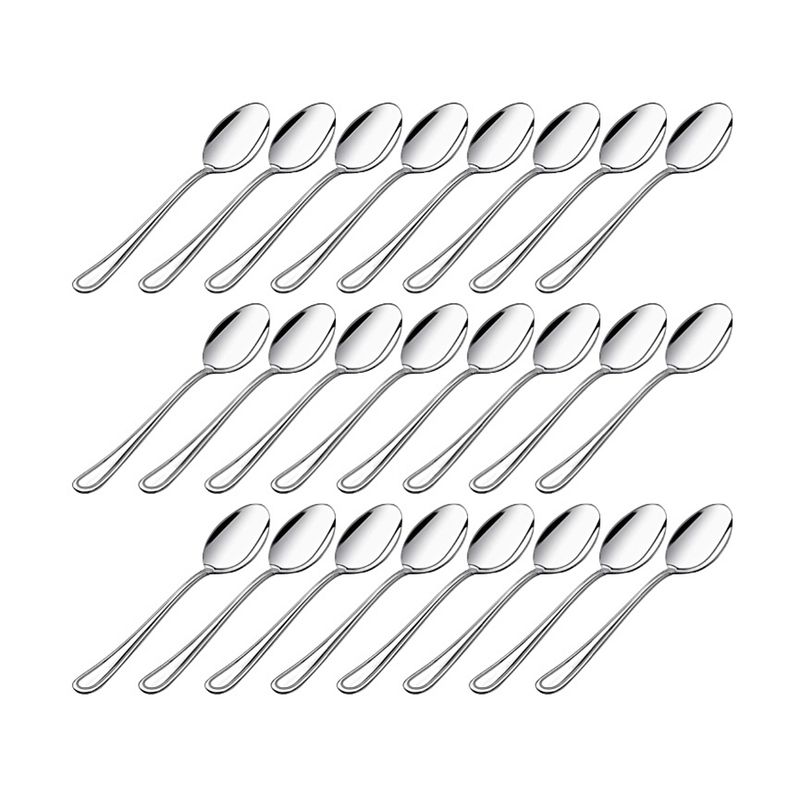 LUGANO - Juego De 24 Cucharas De Té Acero Inoxidable 18/0