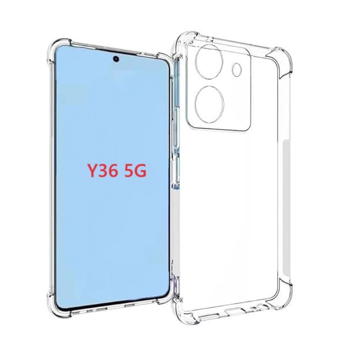 GENERICO - Carcasa Para Vivo Y36 5G Transparente Antigolpe