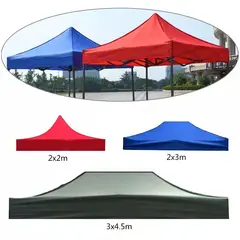 GENERICO - Lona ROJO Oxford 600D Engomada para Toldo Plegable 2×2 MT