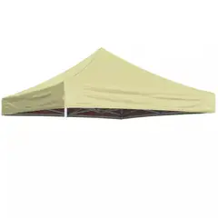 GENERICO - Lona crema Oxford 600D Engomada para Toldo Plegable 2×2 MT