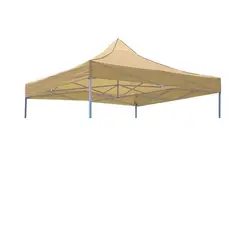 GENERICO - Lona CREMA Oxford 600D Engomada para Toldo Plegable 3×3 MT