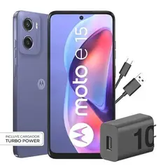 MOTOROLA - Celular E15 64GB2GB Azul Liberado