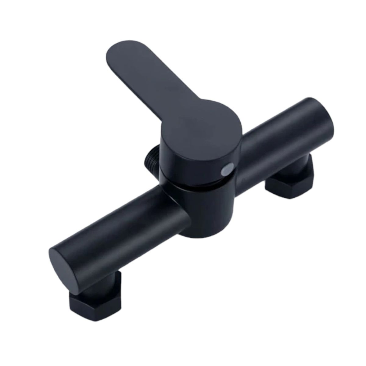 GENERICO - Llave Monomando Grifo Para Tina Ducha Negro Ovalado