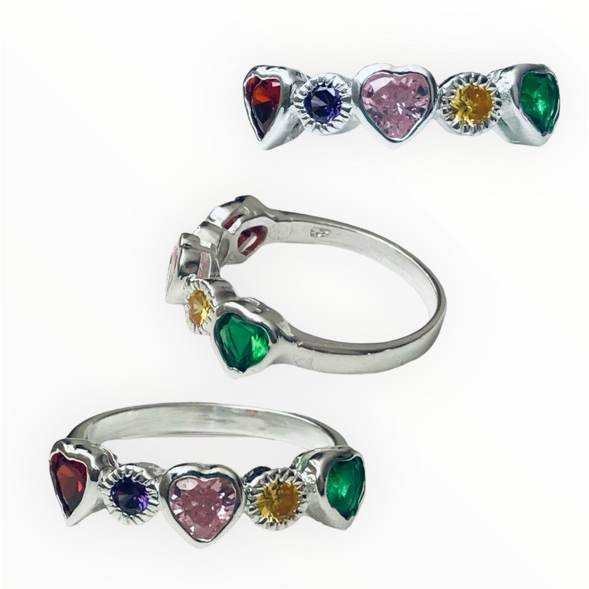 TAETHAI - Anillo de plata 925 con Circones