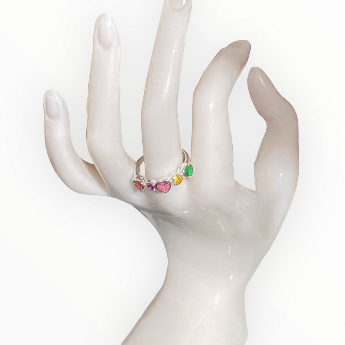 TAETHAI - Anillo de plata 925 con Circones