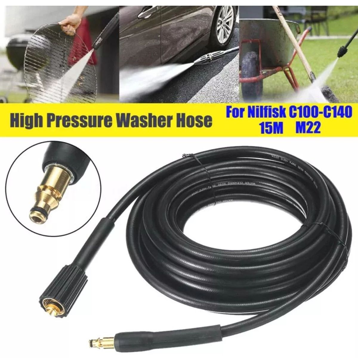 KUANGYE - Manguera Alta Presión Para Reemplazo Karcher K2 - K7 5mt