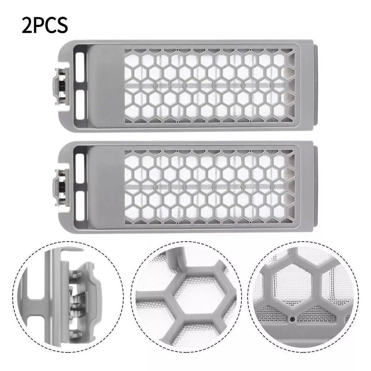 KUANGYE - 2 Filtros Pelusas Lavadora Para Samsung 17-18-19Kg