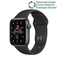APPLE - Watch SE 2020 44mm GPS-Negro Reacondicionado(Semi Nuevo)
