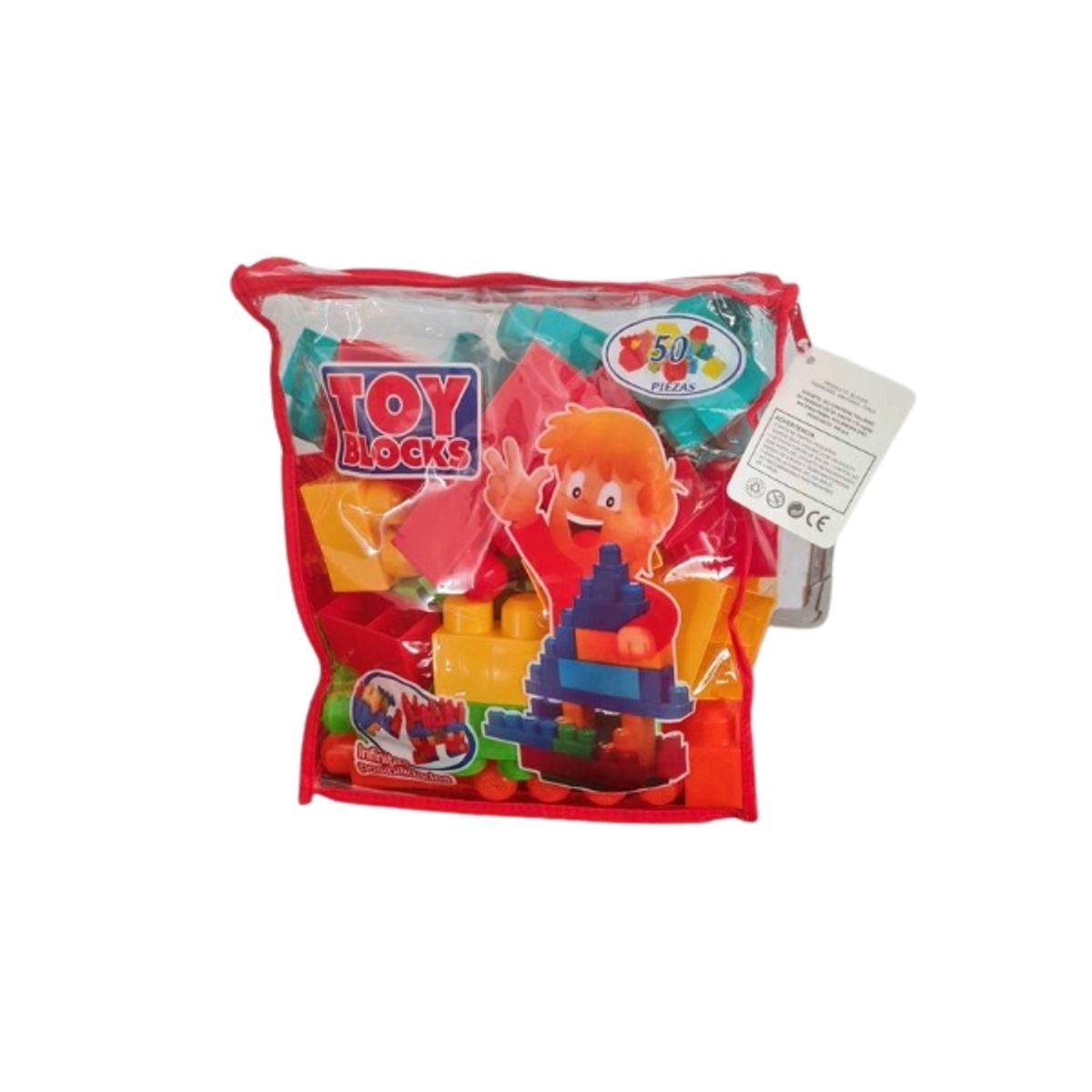 GENERICO - Crea CON Mega Bloks Grandes Fab Chile con 50 Piezas