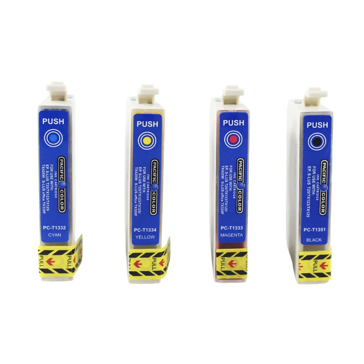 GENERICO - Pack 4 Cartuchos Tintas Alternativos 135 T25 Tx123 125 Epson