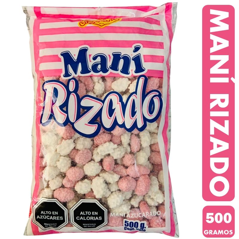 GENERICO - Maní Rizado Fruna - Maní Confitado (bolsa De 500 Gramos)