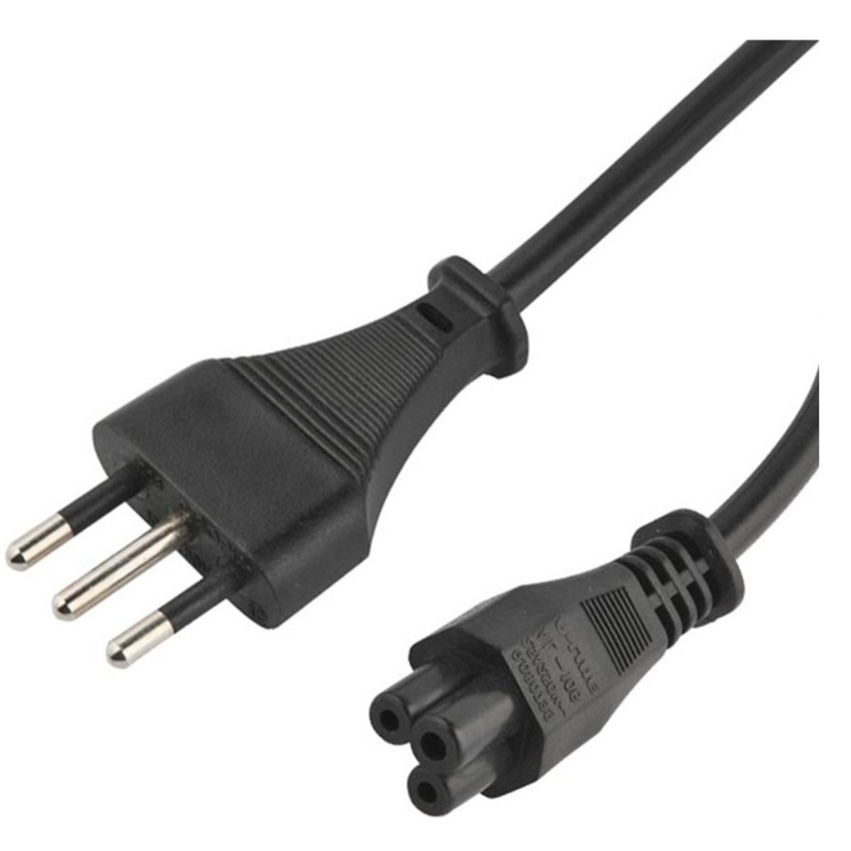 GENERICO - Cable De Poder Tipo Trebol 1.5 Metros