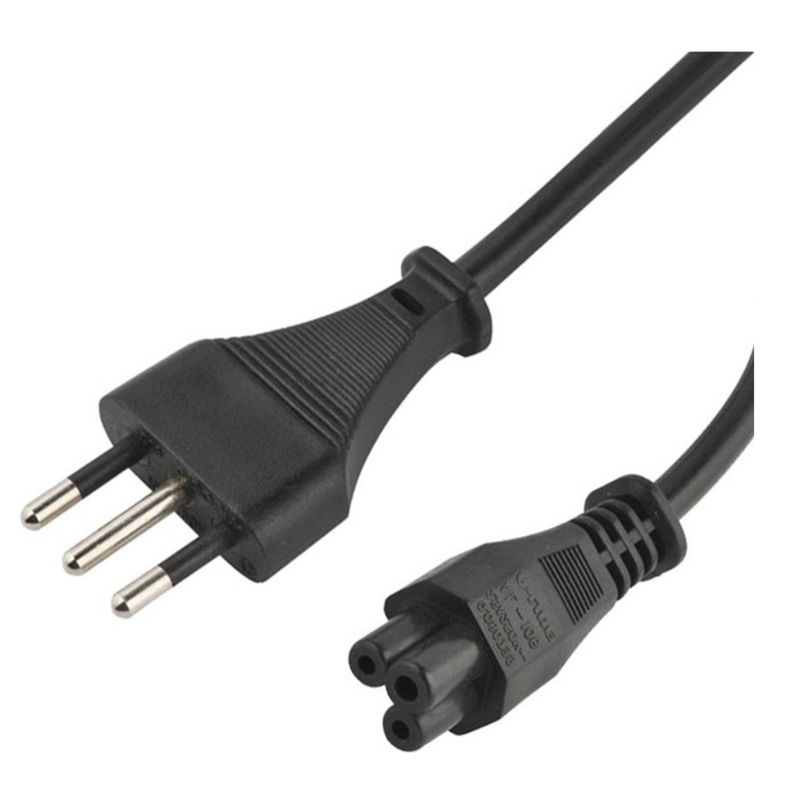 GENERICO - Cable De Poder Tipo Trebol 1.5 Metros