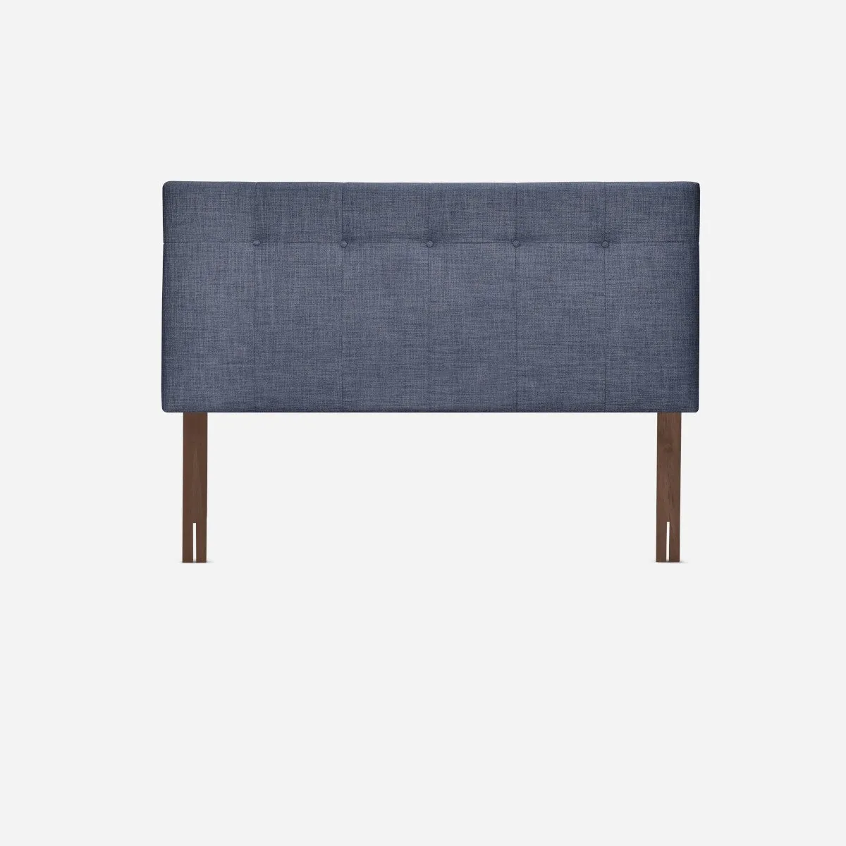 ROSEN - Cama Europea Classique+ 2 Plazas + Respaldo New Bennet Denim