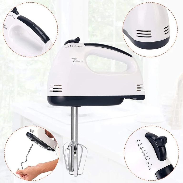 Batidora De Mano 7 Velocidades Eléctrico De Repostería