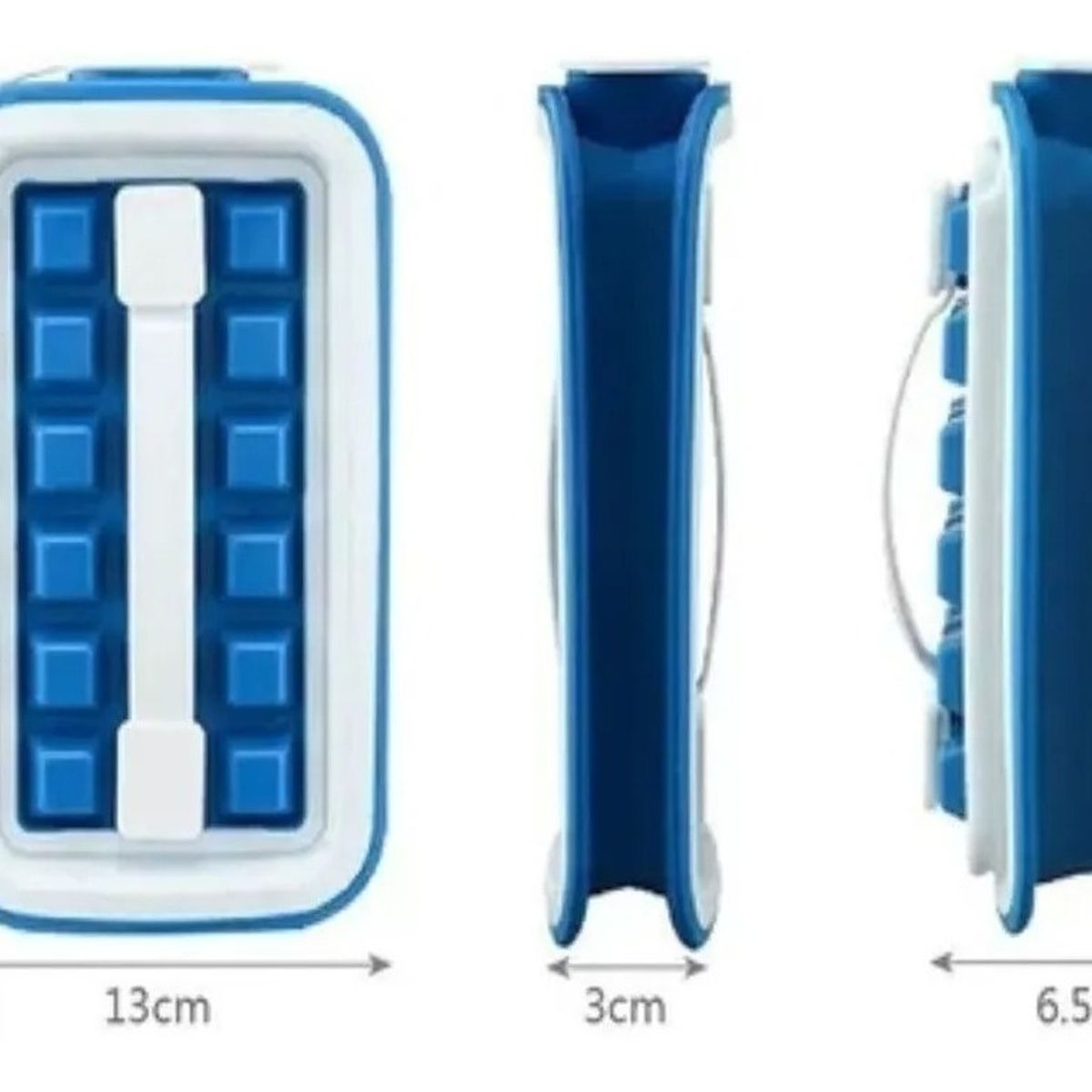GENERICO - Cubetera Hielo Silicona Hielos Portatil Molde Hielo Cubetas