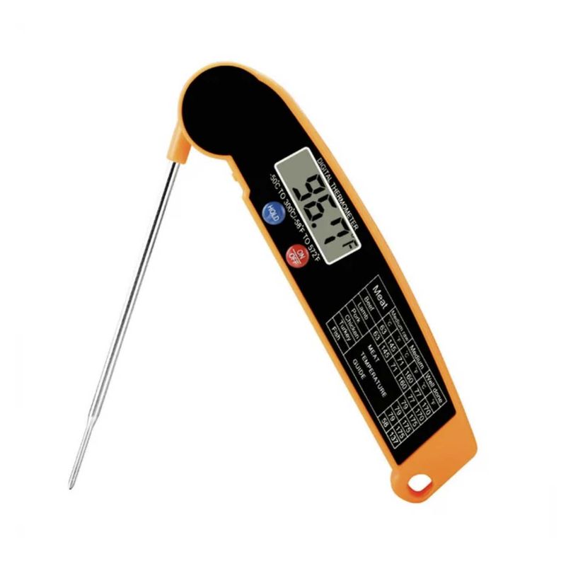 GENERICO - Termometro Digital Cocina Carnes Liquidos Plegable Con Magneto
