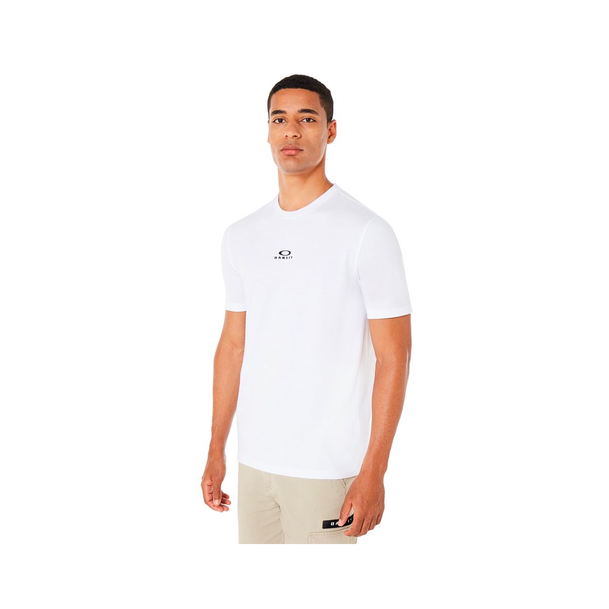 OAKLEY - Polera Oakley Bark New Hombre White