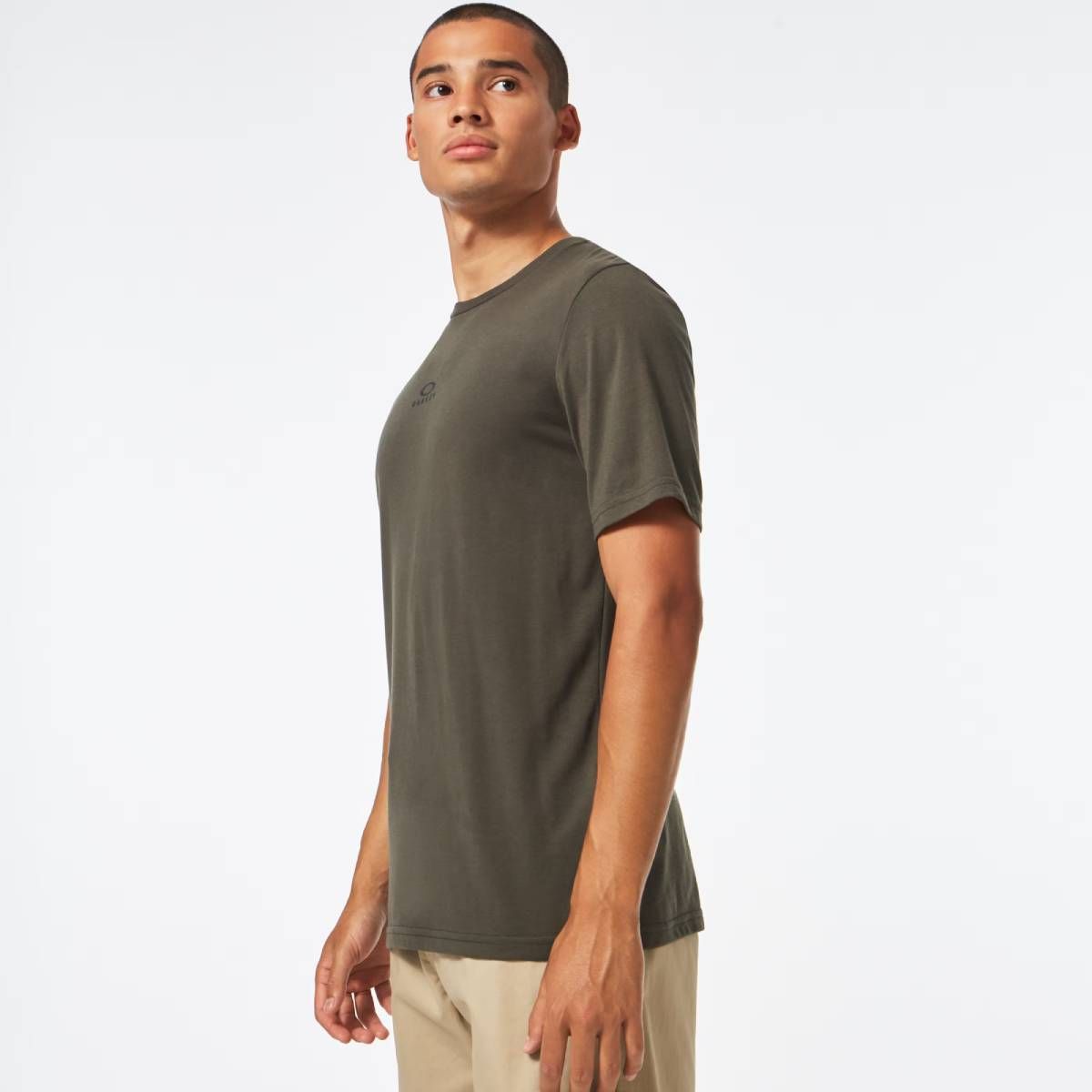 OAKLEY - Polera Oakley Bark New Hombre Verde