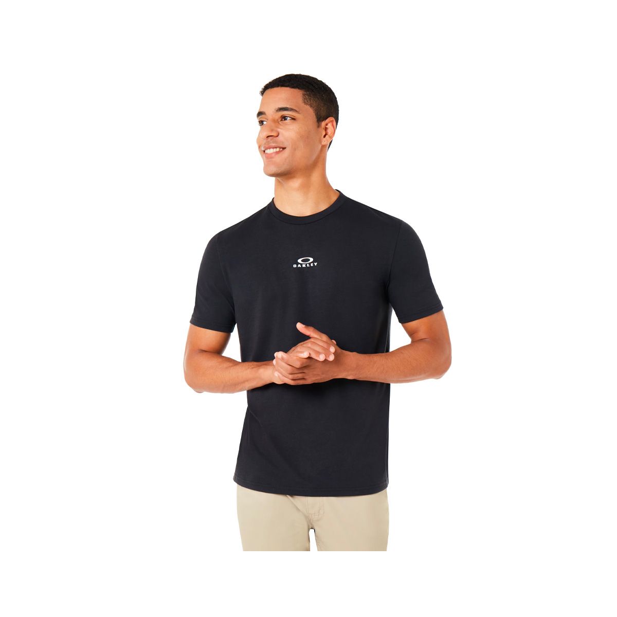 OAKLEY - Polera Oakley Bark New Hombre Black