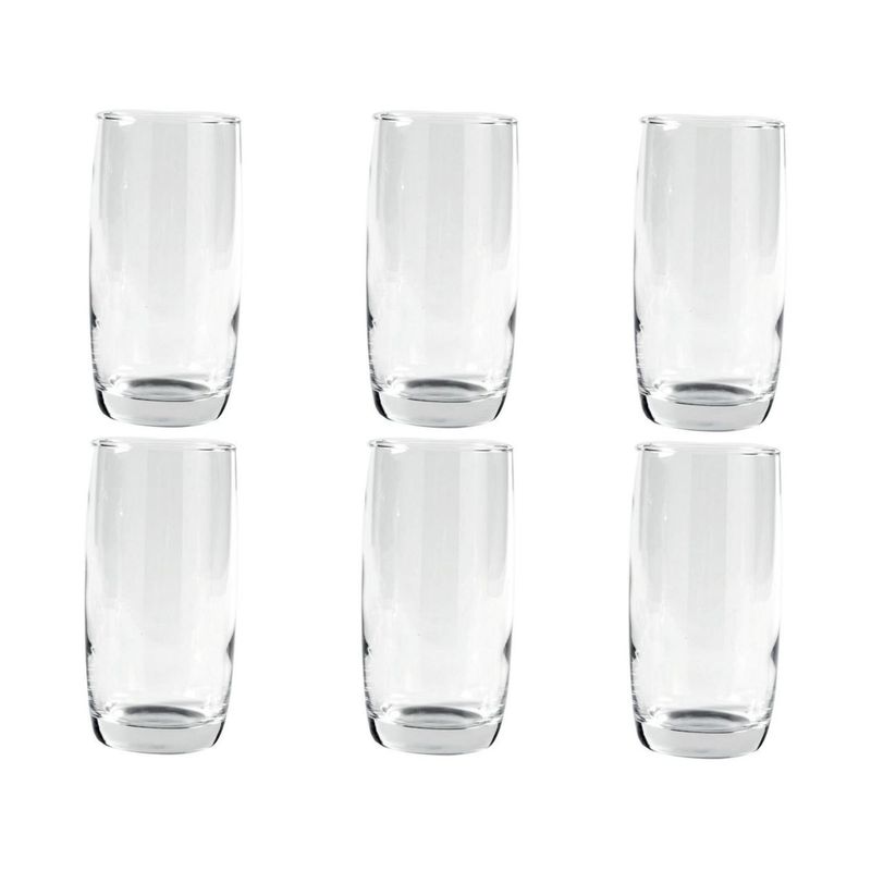 GENERICO - Set de 6 Vasos Altos 445cc Monterrey Para ocasiones y fiesta