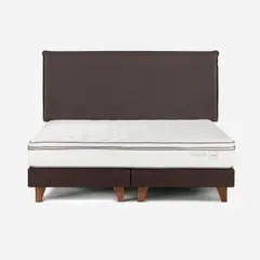 ROSEN - Cama Europea Classique+ King + Respaldo Maurice