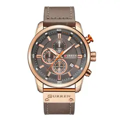 CURREN - Reloj de cuarzo para hombres