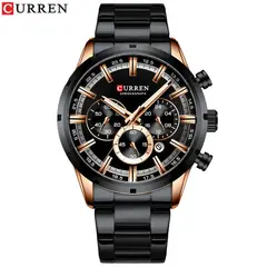 CURREN - Reloj de cuarzo para hombres