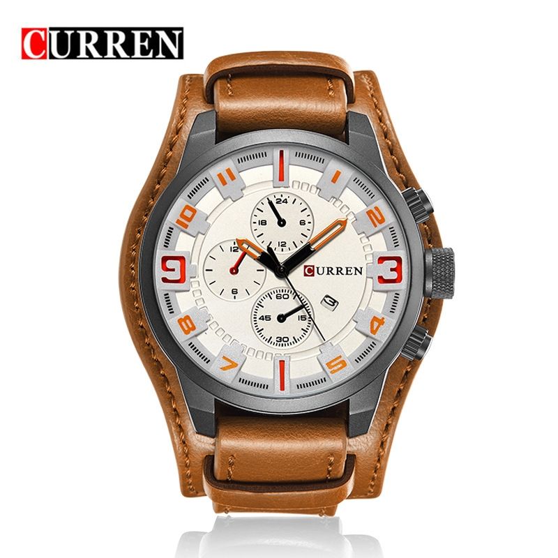 CURREN - Reloj de cuarzo  para hombres