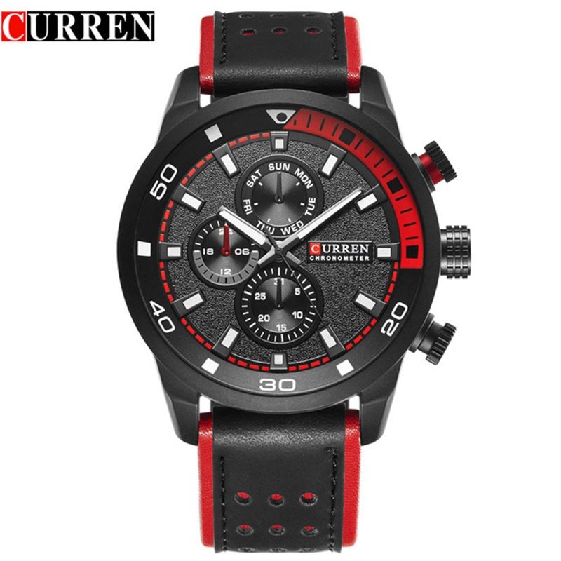 CURREN - Reloj de cuarzo  para hombres